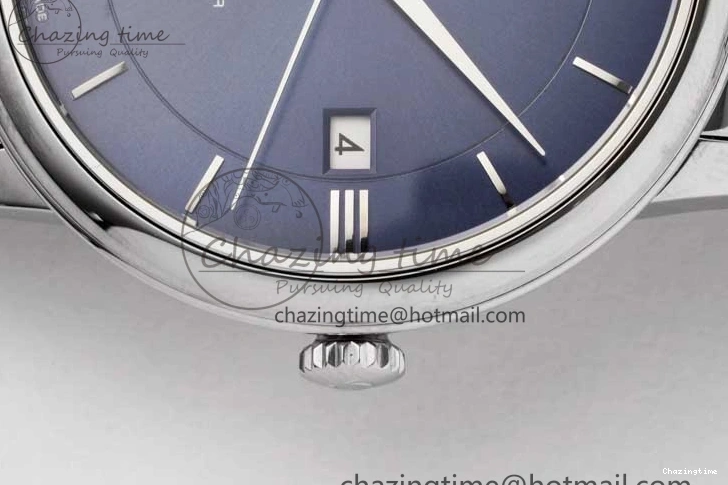 0716 De Ville SS DIWF 1:1 Best Edition Deep Blue Dial SS Markers on SS Bracelet MIYOTA TravelReady 7849